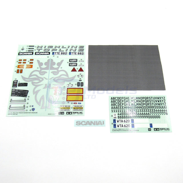 Tamiya 56323 Scania R620, 9495581/19495581, Decals/Stickers & Mesh, NIP