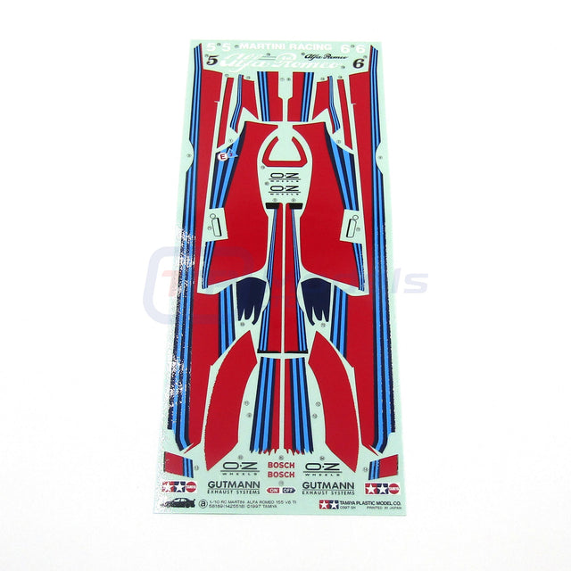 Tamiya 58189 Martini Alfa Romeo/TA03F/TT02 9495845/19495845 Decals/Stickers, NEW