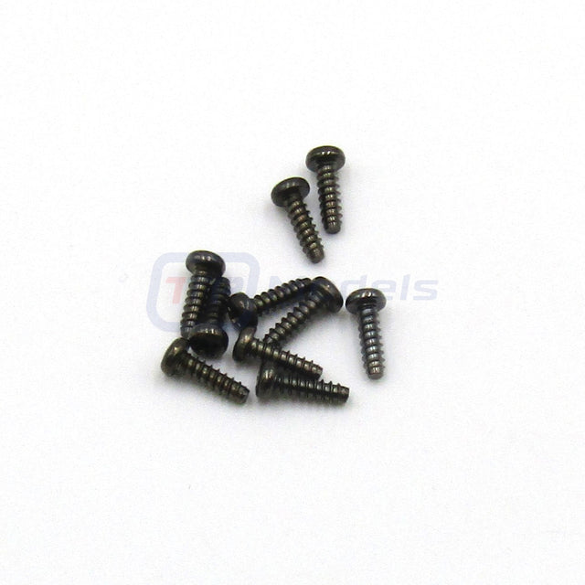 Tamiya 9804392/19804392 3x10mm Tapping Screw (10 Pcs.), (TT01/TT02/XV-02), NIP