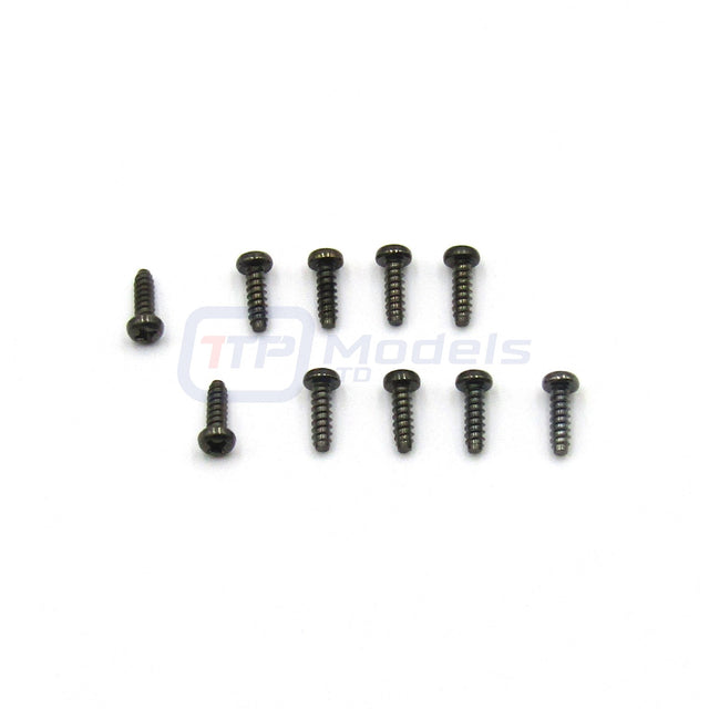 Tamiya 9804392/19804392 3x10mm Tapping Screw (10 Pcs.), (TT01/TT02/XV-02), NIP