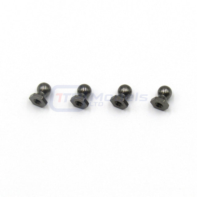 Tamiya 9804495/19804495 5mm Ball Connector Nut (2mm Thread) (4 Pcs.) Lunch Box