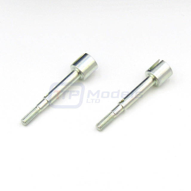 Tamiya 58611 Honda City Turbo/WR02C, 9804870/19804870 Wheel Axles (2 Pcs.), NEW