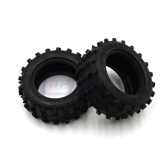 Tamiya Hot Shot/Hotshot 2/Bigwig/Boomerang/Wild One/Fox 9805111 Rear Tyres/Tires