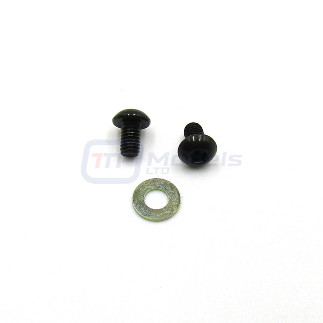 Tamiya Tam Tech Gear, 9808047/19808048 3x5mm Hex Screw & 3mm Washer Set, NEW