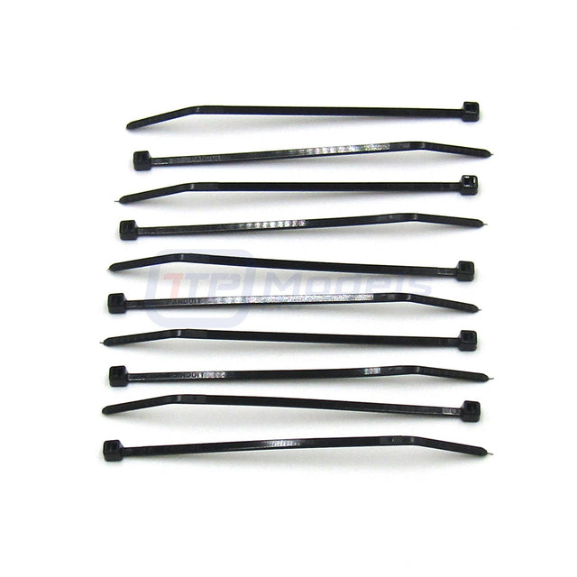 Tamiya 51651/9808134 Nylon Bands (Small/Black, 20 Pcs.), (Zip/Cable Ties), NIP