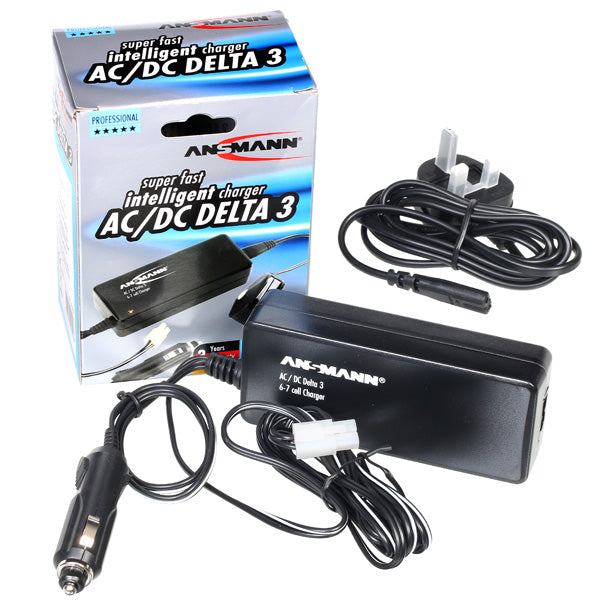 Ansmann AC3001 AC/DC Delta 3 Charger (Super Fast Charger), NIB