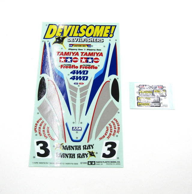 Tamiya 47367 Manta Ray 2018/Manta Ray, 9494195/19494195 Decals/Stickers, NEW