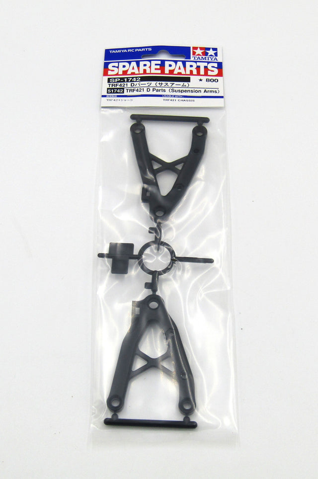 Tamiya 51742 TRF421 D Parts (Suspension Arms), (42384 TRF-421 Chassis Kit) NEW