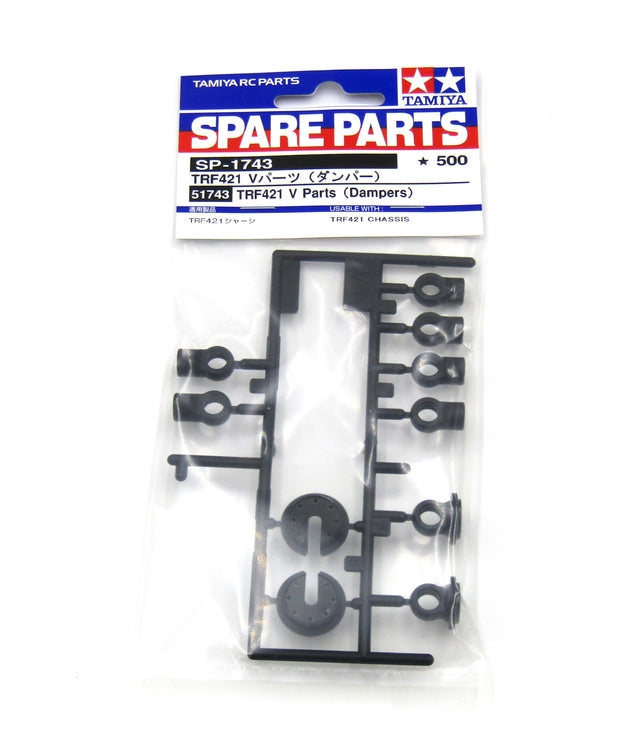 Tamiya 51743 TRF421 V Parts (Damper Parts), (42384 TRF-421 Chassis Kit), NEW