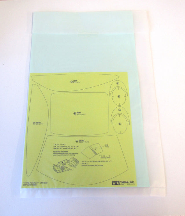 Tamiya 58712 Porsche 911 GT3 (992)/TT02, 9490093/19490093 Decals/Stickers, NIP