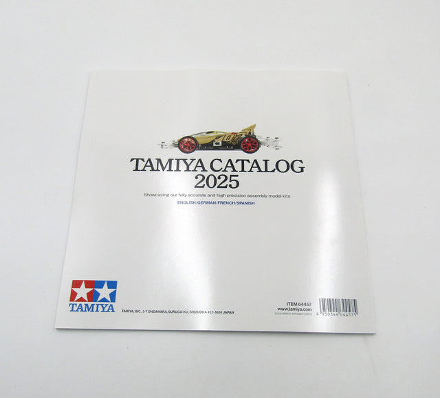 Tamiya 64457 Model Kit Catalogue/Catalog 2025, (English/German/French/Spanish)