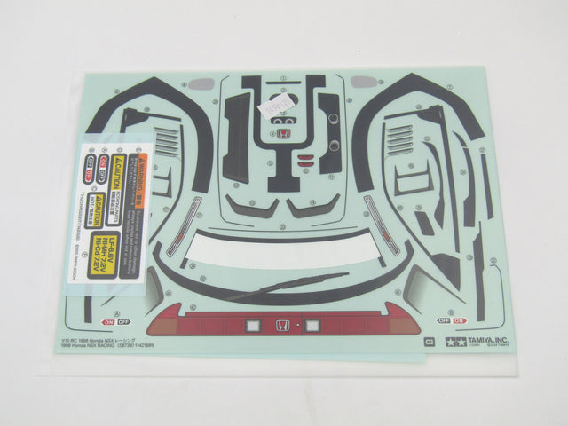 Tamiya 58739 1998 Honda NSX Racing/TT-02, 9490128/19490128 Decals/Stickers