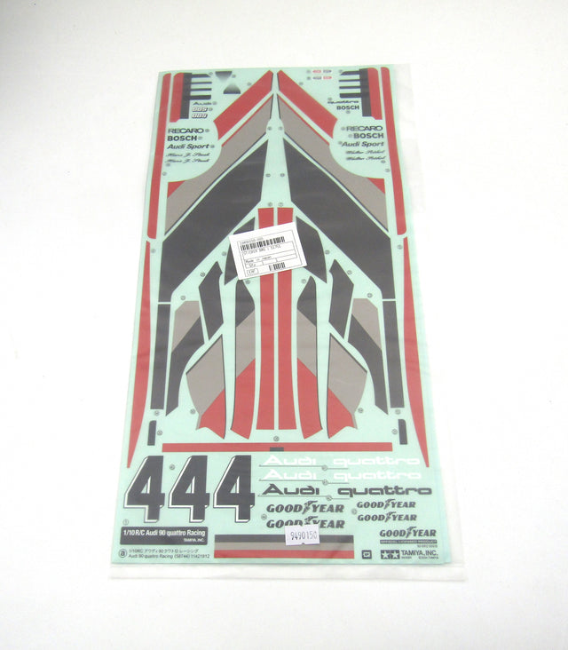 Tamiya 58744 Audi 90 Quattro Racing/TT-02, 9490150/19490150 Decals/Stickers, NIP
