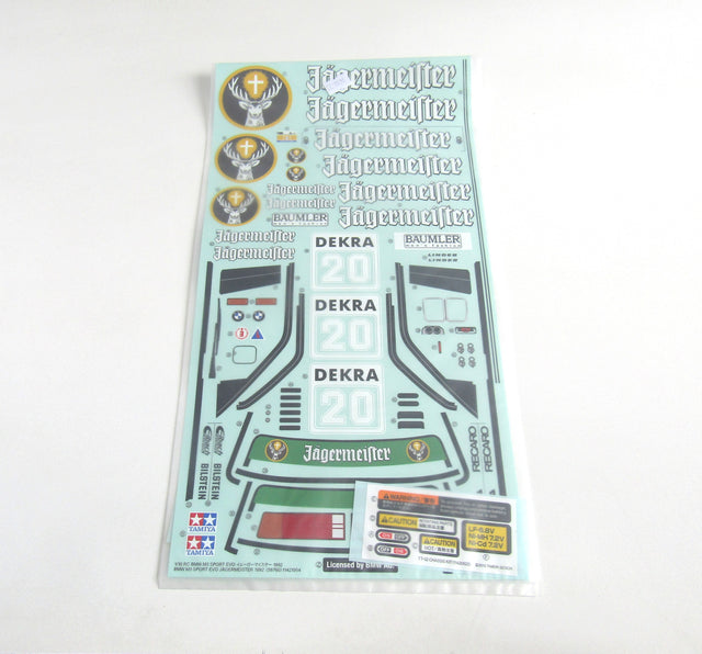 Tamiya 58760 BMW M3 Sport Evo Jägermeister/TT-02, 9490173/19490173 Stickers