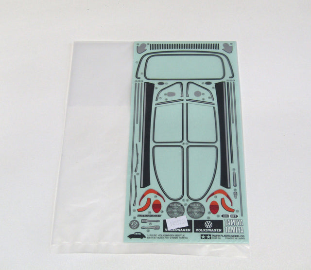 Tamiya 58173 Volkswagen Beetle/M02L/M04L/M06, 9495236/19495236 Decals, NIP
