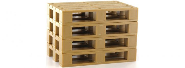 Carson C907094/500907094 Euro Pallet Set (Plastic, 4 Pcs.) For Tamiya Trailers