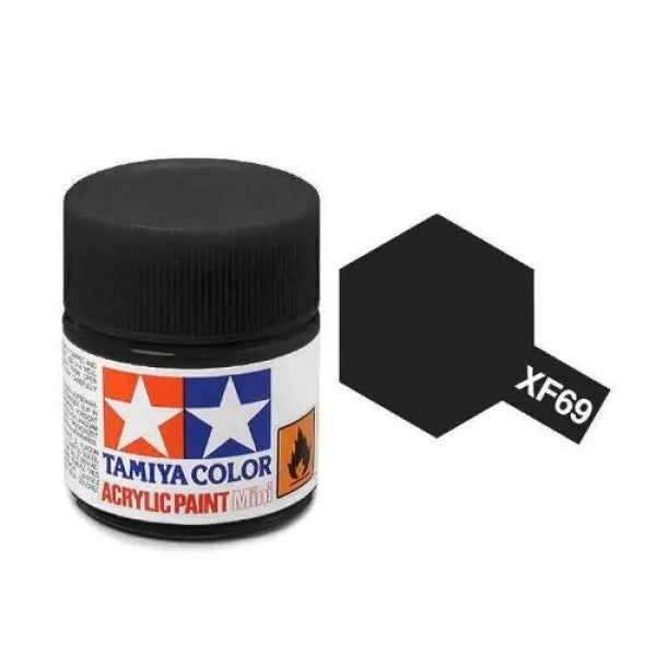 Tamiya Acrylic Mini X & XF Paint Jars (Round, 10ml, .33fl oz), NEW