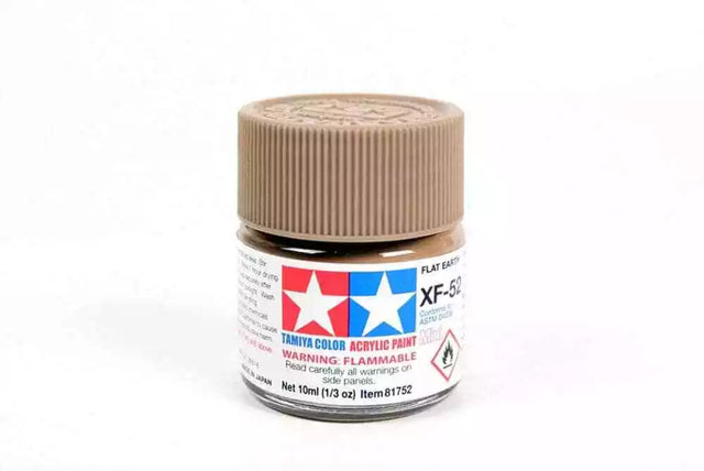 Tamiya Acrylic Mini X & XF Paint Jars (Round, 10ml, .33fl oz), NEW