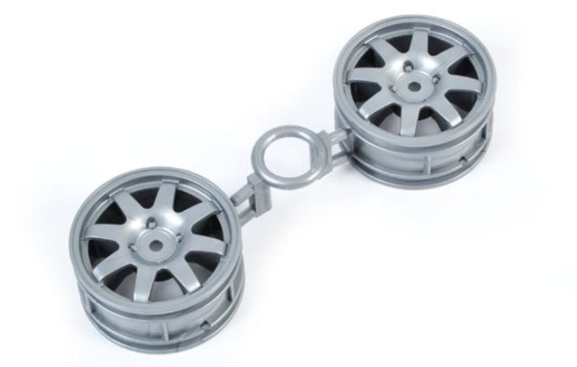 Tamiya 50537 Renault Clio Wheel Set (1 Pair), (FF01/FF-01/FWD), RARE, NIP