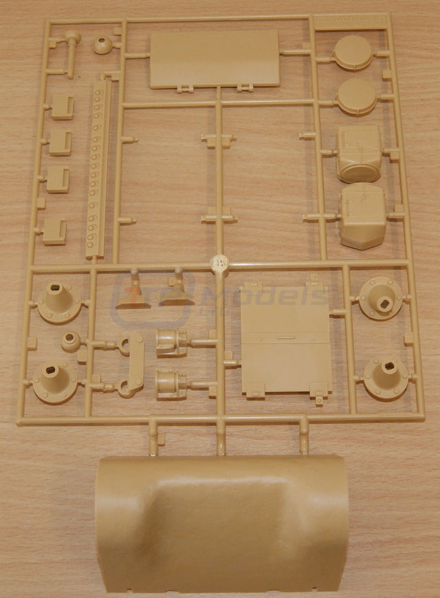 Tamiya 56031 Super Sherman Tank, 0006890/10006890 B Parts (Cover), NEW