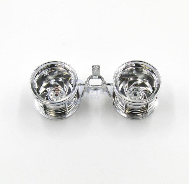 Tamiya 58366 Double Blaze/Bush Devil/Mud Blaster 2, 0440196/10440196 Wheels (2 Pcs.) NEW