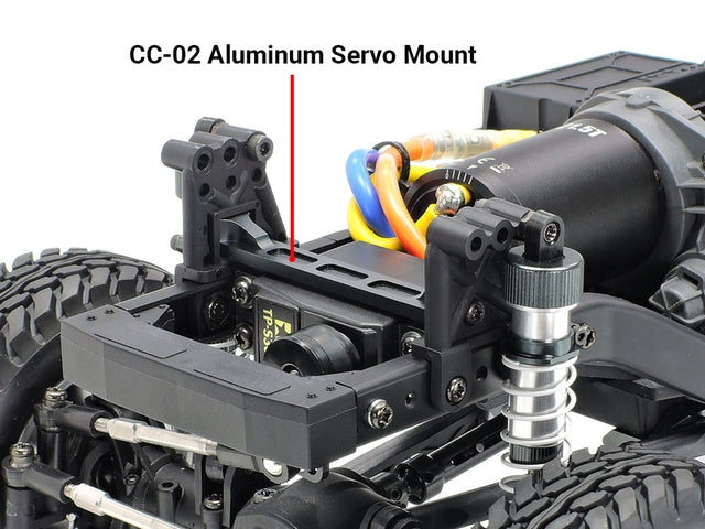 Tamiya 22002 CC-02 Aluminum Servo Mount, (CC02/Merc G500/Unimog), NIP