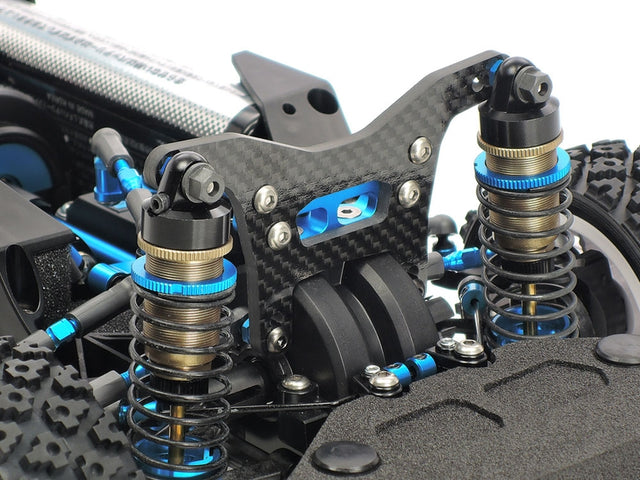 Tamiya 22057 XV-02 Carbon Damper Stay (Front), (XV02/XV-02 Pro), NIP
