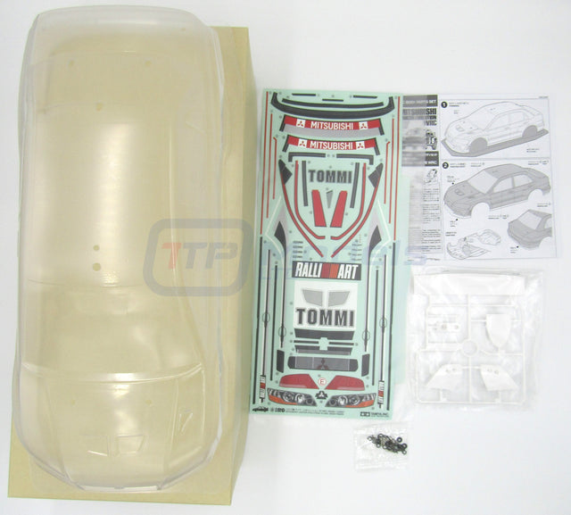 Tamiya 50927 Lancer Evolution VII WRC Body Parts Set (TA01/TA02/TB01/TT01/TT02)