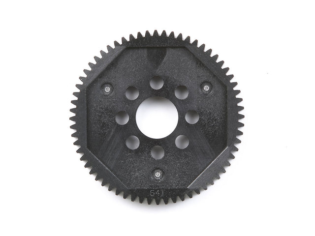 Tamiya 51356 TB03 06 Spur Gear (64T), (TB03/TA07/TT02R/*TT02/*TT02D), NIP