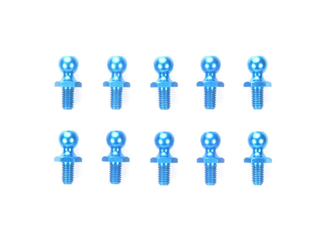 Tamiya 53642 5mm Aluminum Ball Connector (Blue, 10 Pcs.), (TA08/TT02BR/TT02SRX)