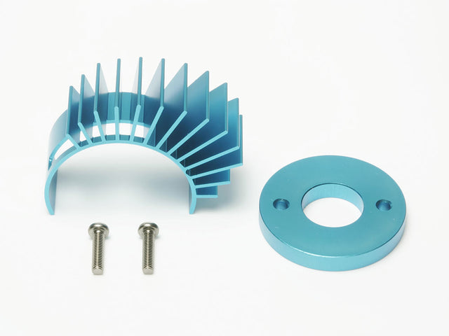 Tamiya 53831 DT-02 Aluminium Motor Heat Sink, (DT02/DT03/DT03T/DT04), NIP