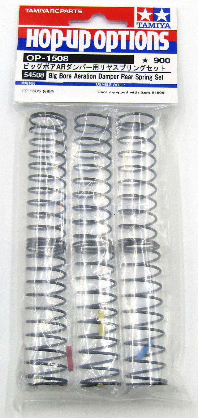 Tamiya 54508 Big Bore Aeration Damper Rear Spring Set, TRF503/DB01RRR/TRF211