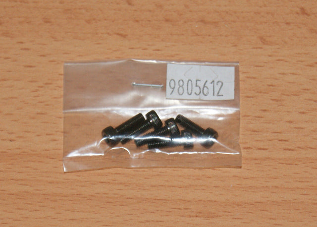 Tamiya 9805612/19805612 3x10mm Cap Screw (5 Pcs.) (TNX/Bruiser/TGR/NDF-01), NIP