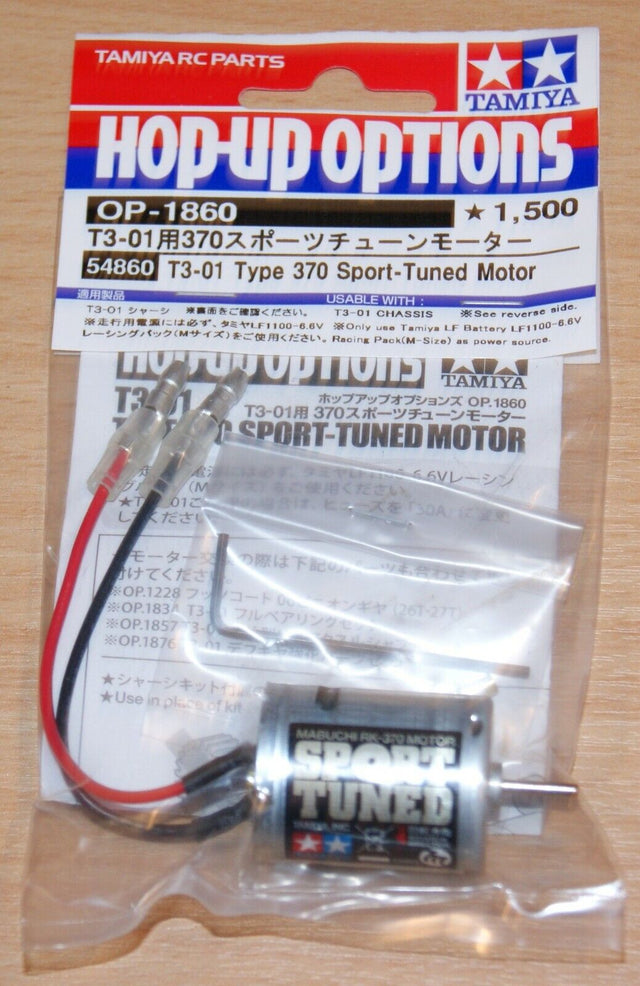 Tamiya 54860 T3-01 Type 370 Sport Tuned Motor (Dancing/Dual Rider/Lunchbox Mini)