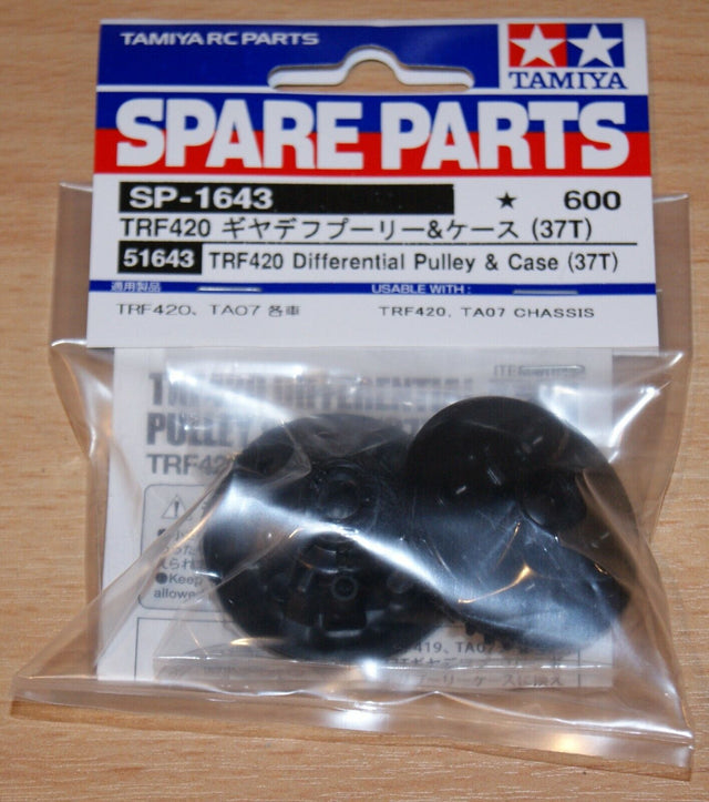 Tamiya 51643 TRF420 Differential Pulley & Case (37T) TRF420X/TA08 Pro/TA-08, NIP