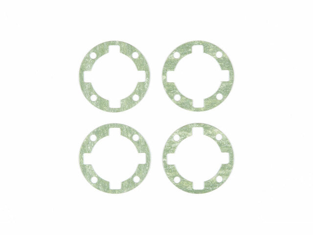 Tamiya 51464 TA06 Gear Differential Unit Gasket (4 Pcs.), XV01/TRF418/TRF503/M07
