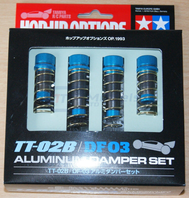 Tamiya 54993 TT02B/DF03 Aluminium Damper Set, (DB01/TT02B/DF02/DT02/DT03/DT04)