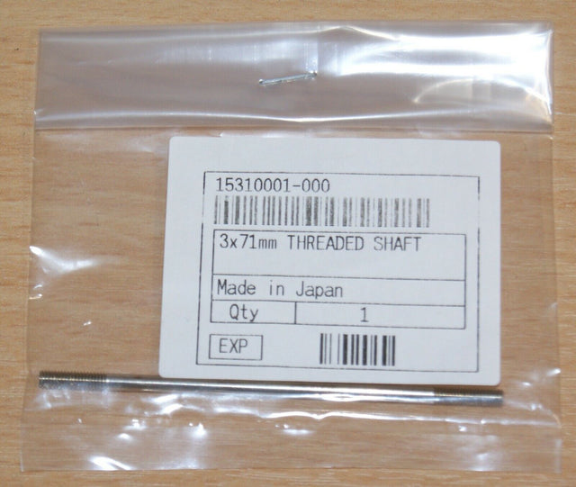 Tamiya 5310001/15310001 3x71mm Threaded Shaft, Blackfoot/Monster Beetle/WT01 NIP **DISCONTINUED**