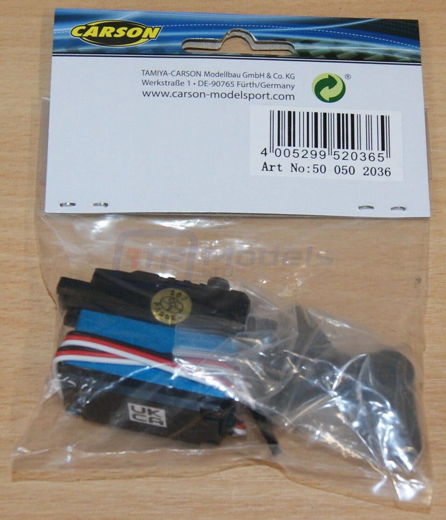 Carson C502036 Reflex CS-6 Racing Servo (6Kg/JR/Metal Gears), (for Tamiya), NIP