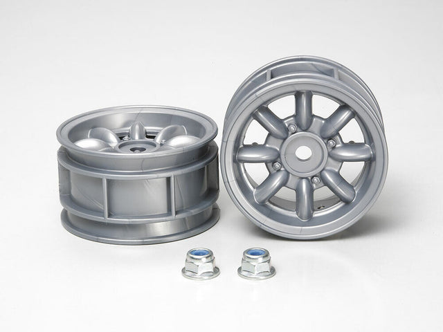 Tamiya 50569 M-Chassis 8-Spoke Wheels 2 Pcs. (Silver), M03/M05/M05Ra/M06/M07/M08