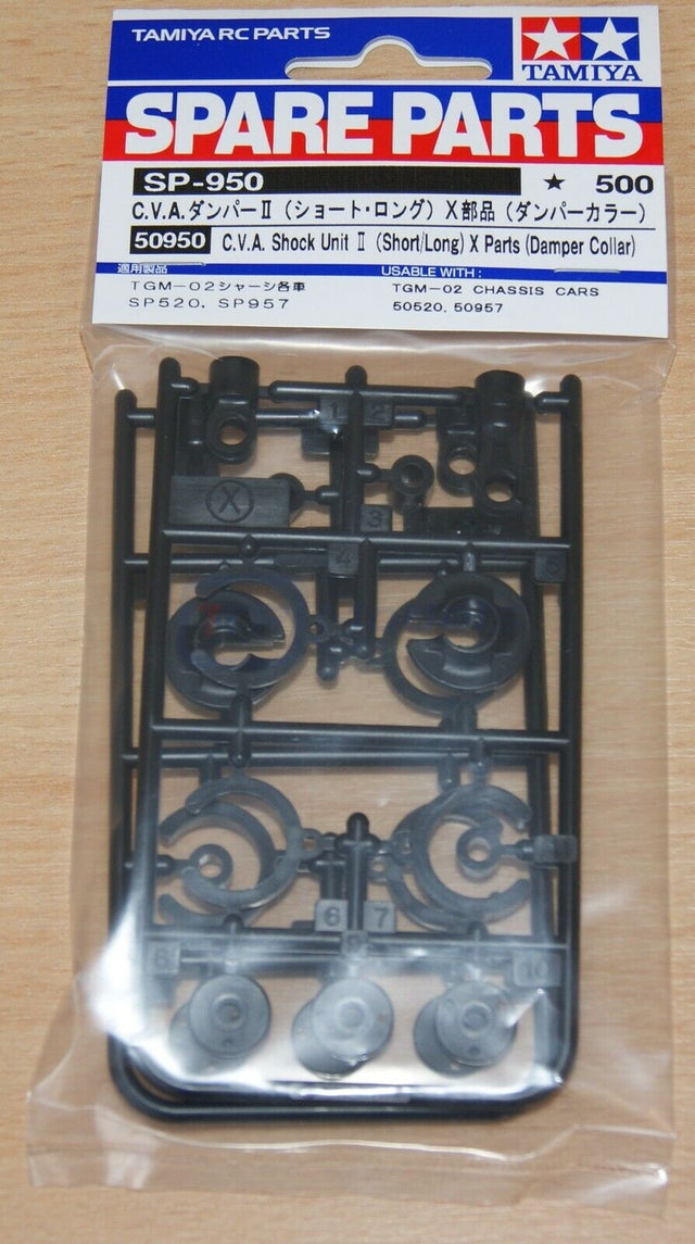 Tamiya 50950 C.V.A. Shock Unit II (Short/Long) X Parts (Damper Collar) DF02/DF03