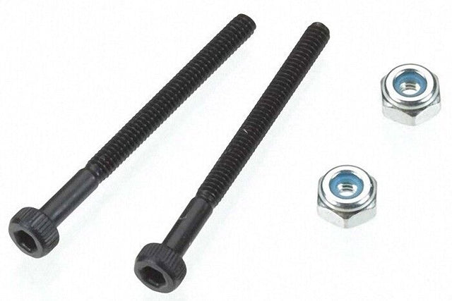 Tamiya 49350/9805669 2x25mm Cap Screw w/Nut (2 Pcs.), (DB01/DF03/TRF501x/TA05)