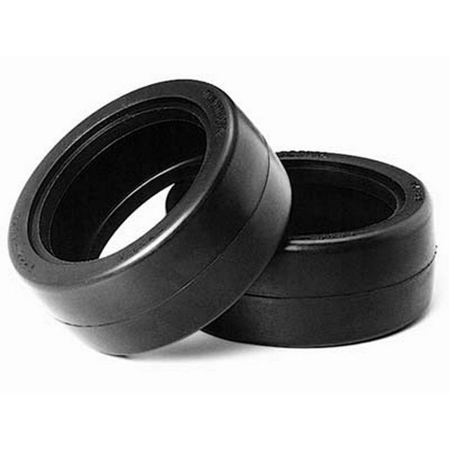 Tamiya 53293 Reinforced Slick Tires Type-A, 1 Pr (TA01/TA02/TA03/TT01/TT02/TL01)