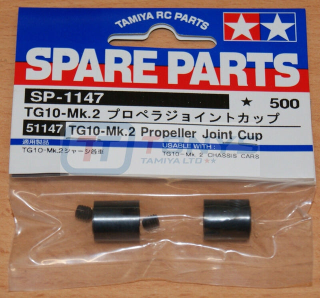 Tamiya 51147 TG10-Mk.2 Propeller Joint Cup (2 pPs.), (TG10MK2), NIP