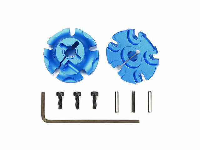 Tamiya 22043 The Hornet Clamp Type Aluminum Wheel Hubs (2 Pcs.) (Lunch Box), NIP