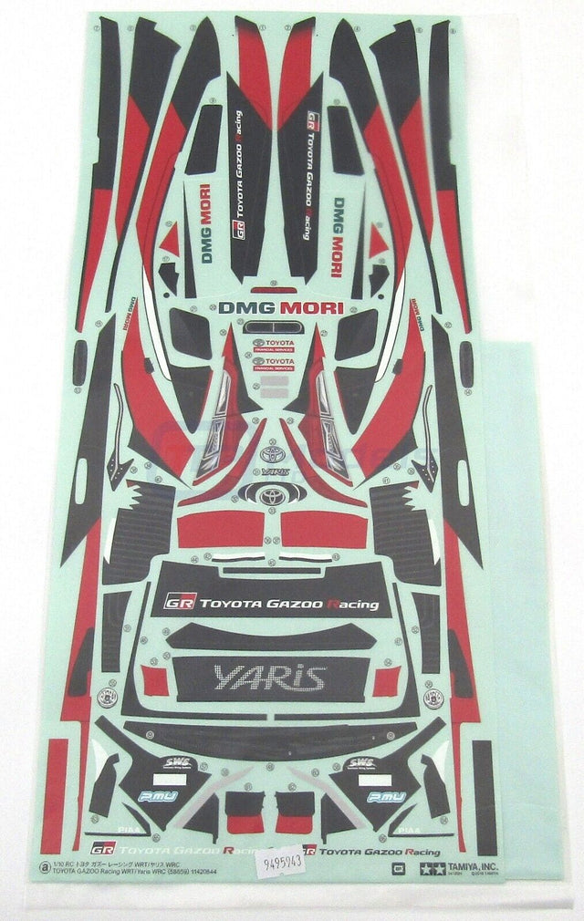 Tamiya 58659 Toyota Yaris GAZOO Racing/TT02, 9495943/19495943 Decals/Stickers