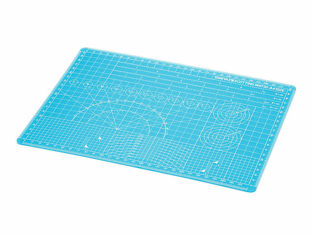 Tamiya 74149 Craft Tools Cutting Mat α (A4 Size/Blue) for RC & Plastic Kits, NIP
