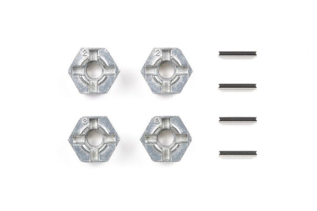 Tamiya 53056 Pin Type Wheel Adapter (TA01/TA02/TA03/TT01/TT02/TL01/M05/M07), NIP