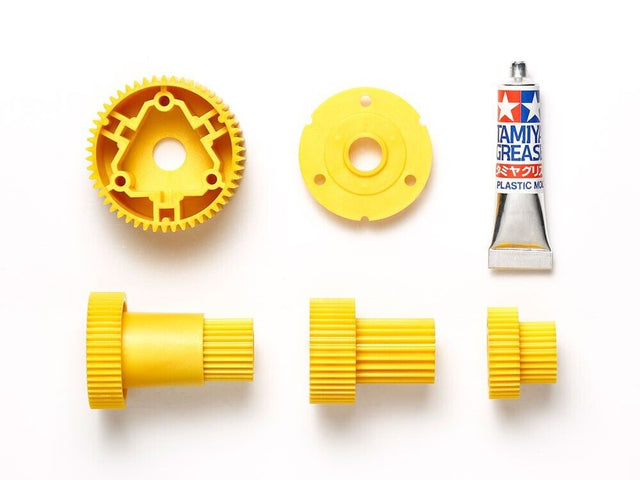 Tamiya 54809 G6-01 Gear Set (Yellow) (G601/GF01/WR02CB/Konghead/King Yellow) NIP