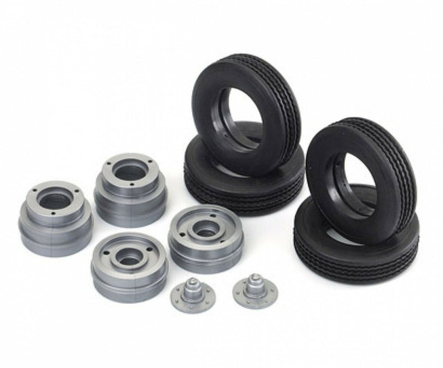 Carson 500907006/C907006 Flat Bed Trailer Tyres/Tires With Rims/Wheels, NIP